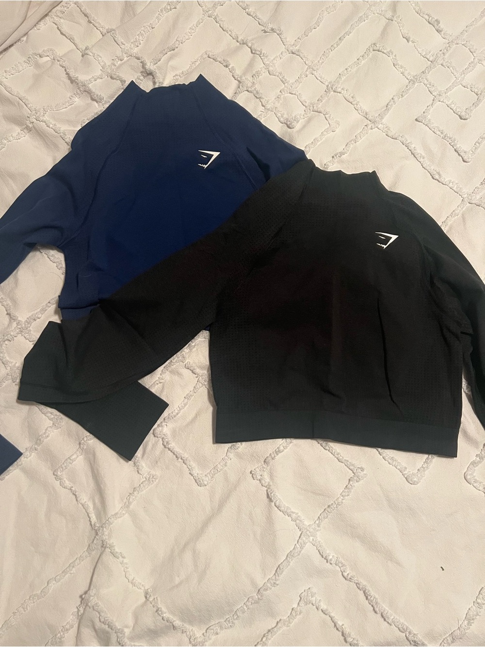 Gymshark *set of 2* Vital High Neck Midi Tops, size XL